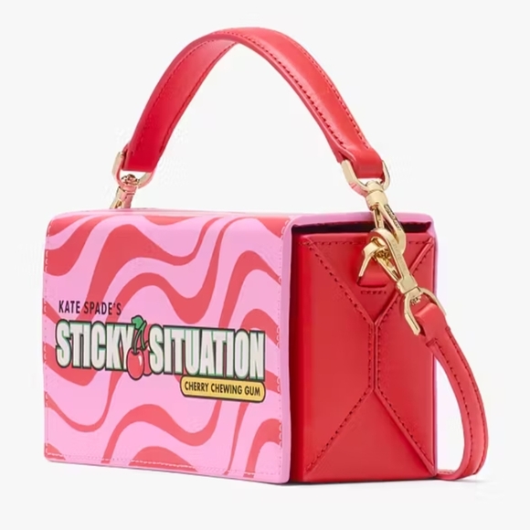 Kate Spade Pink and Red Bubblegum 3D Crossbody NWT - Picture 2 of 5